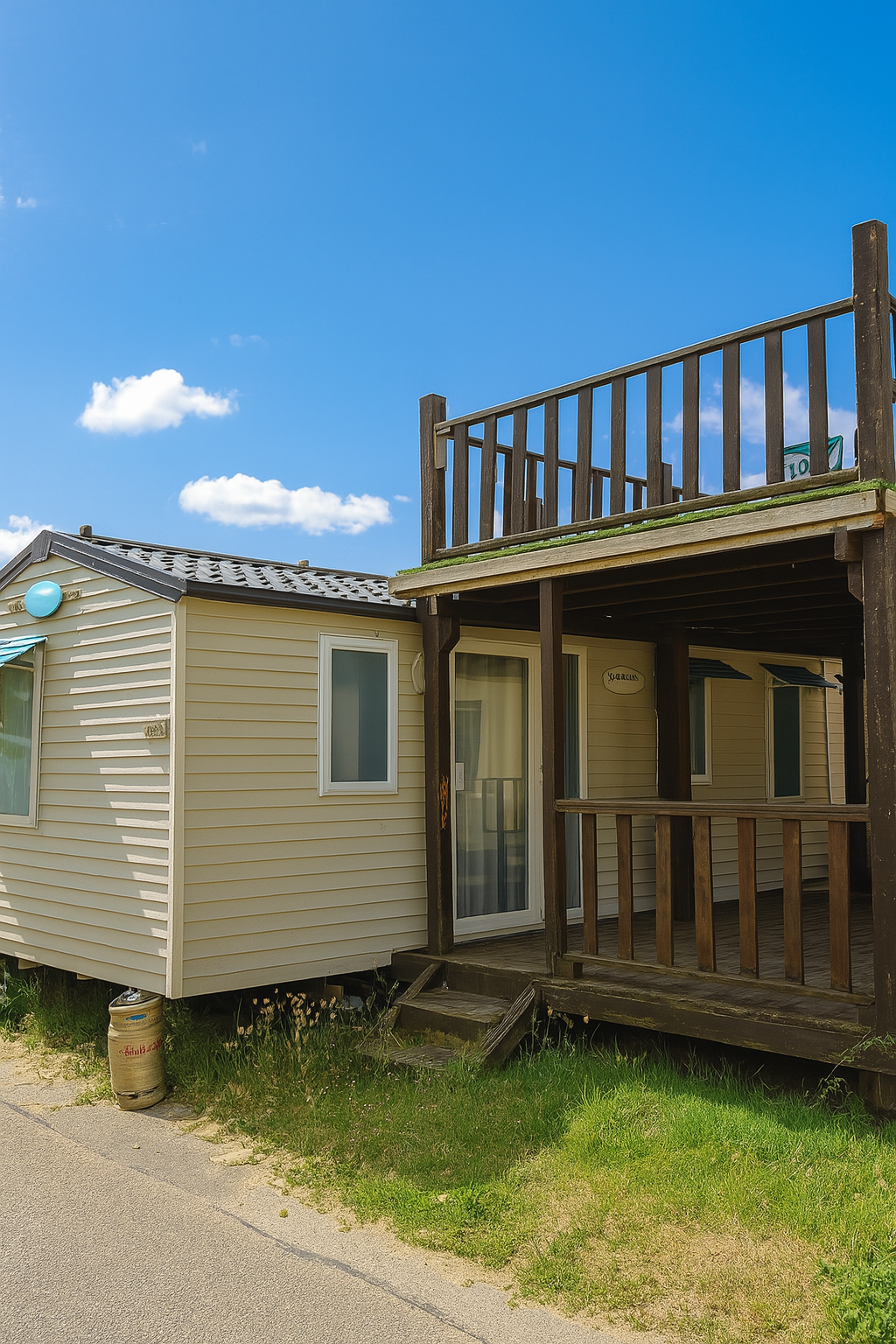 Bungalow en Camping MOLA! con vistas al entorno natural