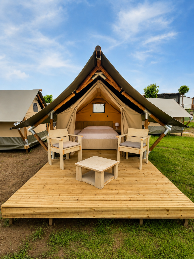 Safari Glamp, alojamiento glamping en Cantabria en Camping Derby Mola
