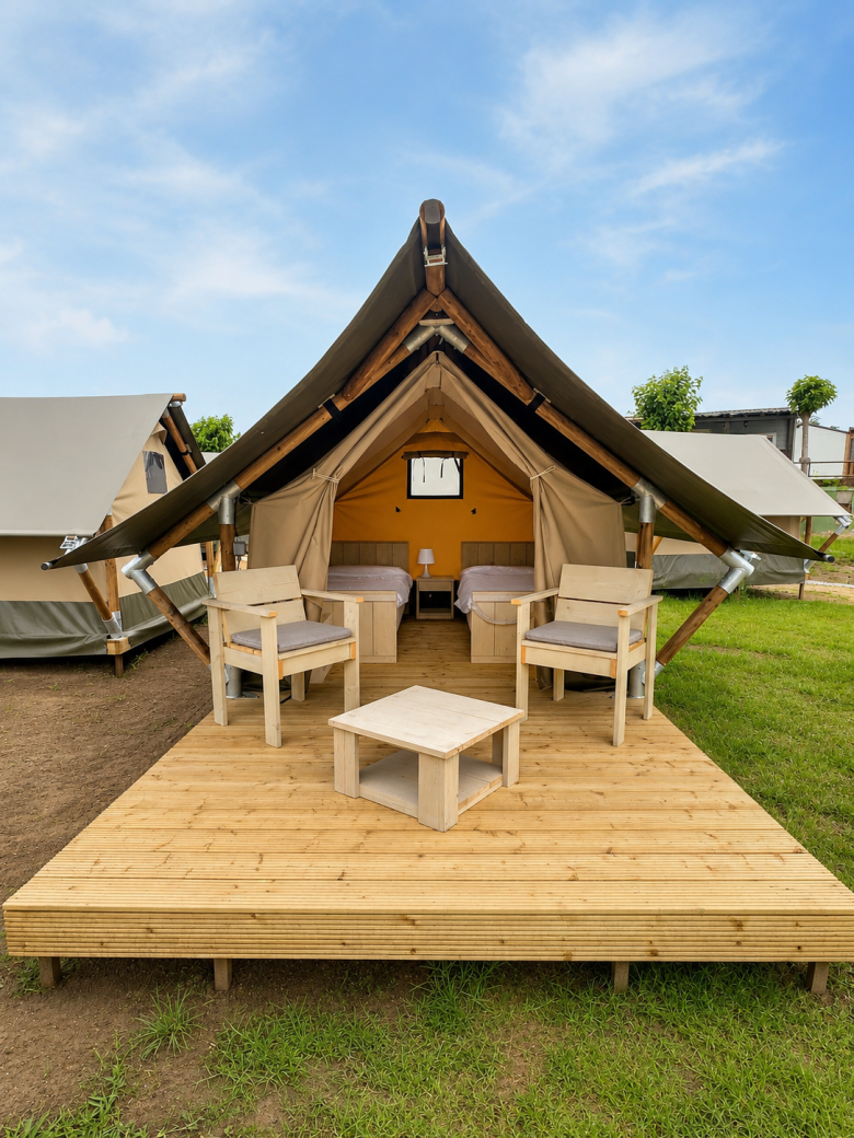 Safari Glamp individual en Camping Derby Mola