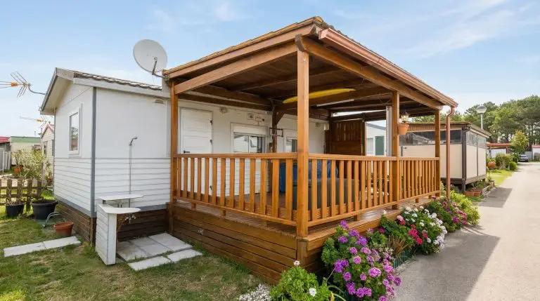 Exterior del bungalow 2 habitaciones en Cantabria