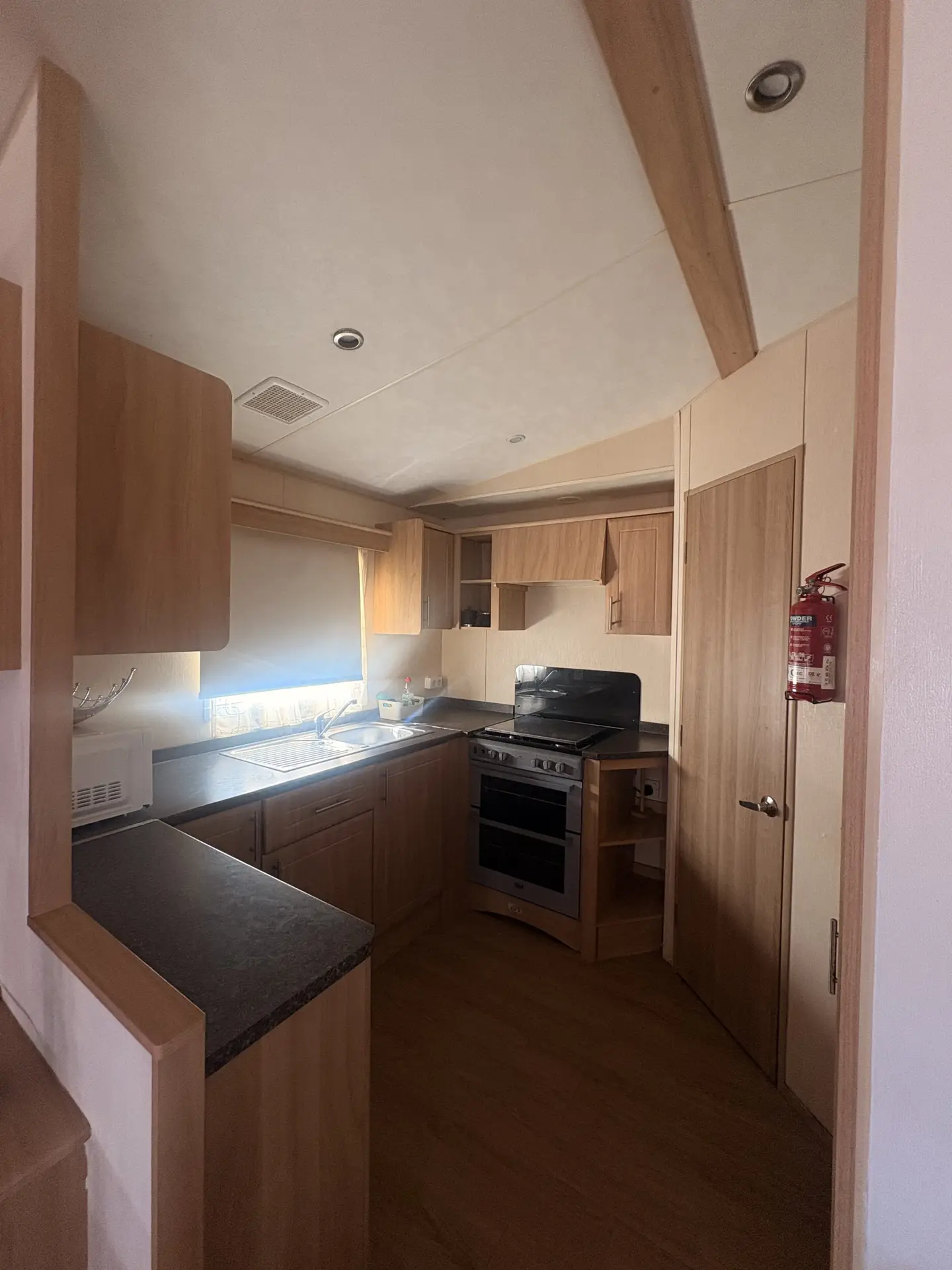 Cocina equipada del bungalow 3 habitaciones en Cantabria